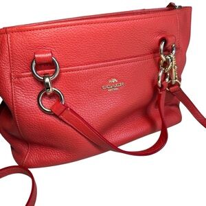 Coach Mini Ellis Purse in Pebble Leather 35030 Light Gold/Watermelon